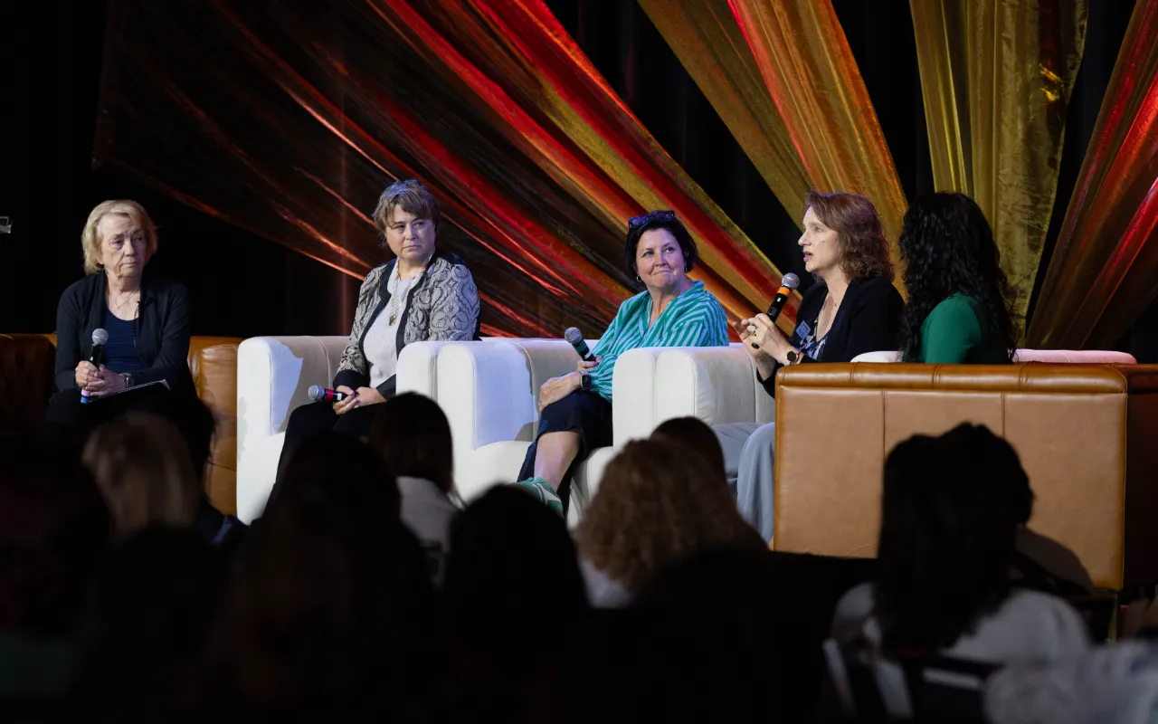 Tanya Ramond, MBA, PhD on the Women Leading the Quantum Economy panel at the Colorado Technology Association Women in Tech Conference.